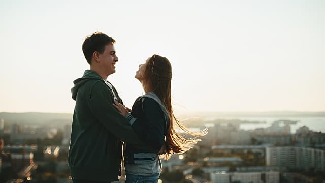 Pareja feliz