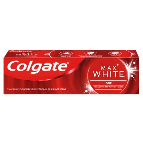 maagpijn voorzien Tapijt Colgate ® Max White One Whitening Toothpaste