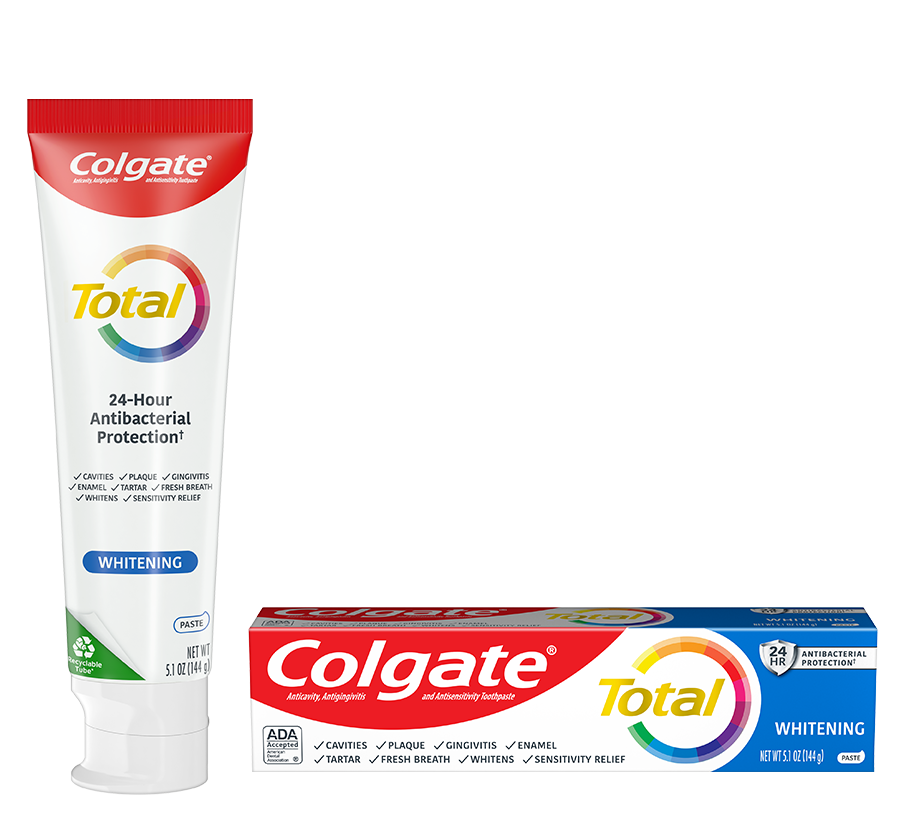 hoppe vask fraktion Colgate® Total Teeth Whitening Sensitivity Toothpaste | Colgate®