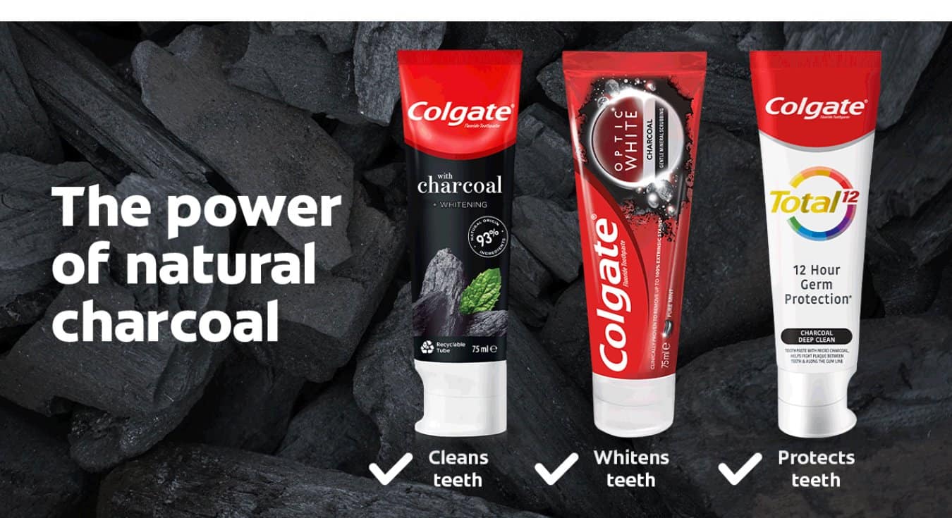 Colgate Max White Charcoal Whitening Charcoal Toothpaste