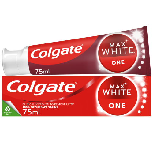 Colgate Max White Optic Toothpaste, Whitening Toothpaste, Clinically Proven  to Remove up to 100 Percent Surface Stains* Toothpaste Multipack, 4 Pack