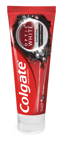 Colgate Optic White with Charcoal Teeth Whitening Toothpaste