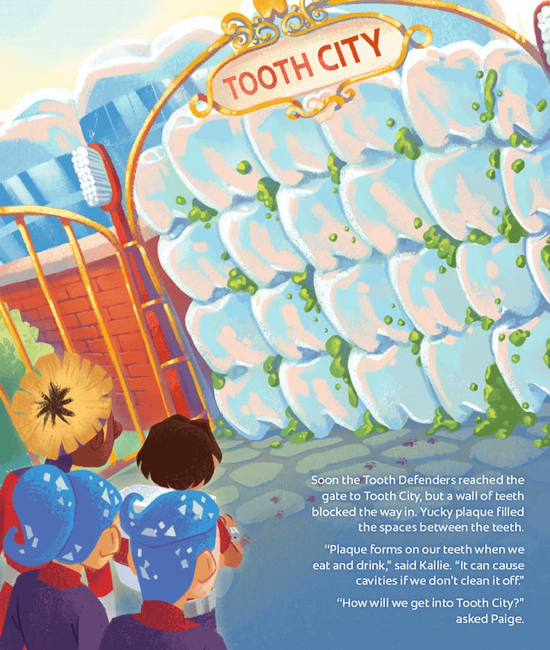 chompers: loose in tooth city storybook (page 3)